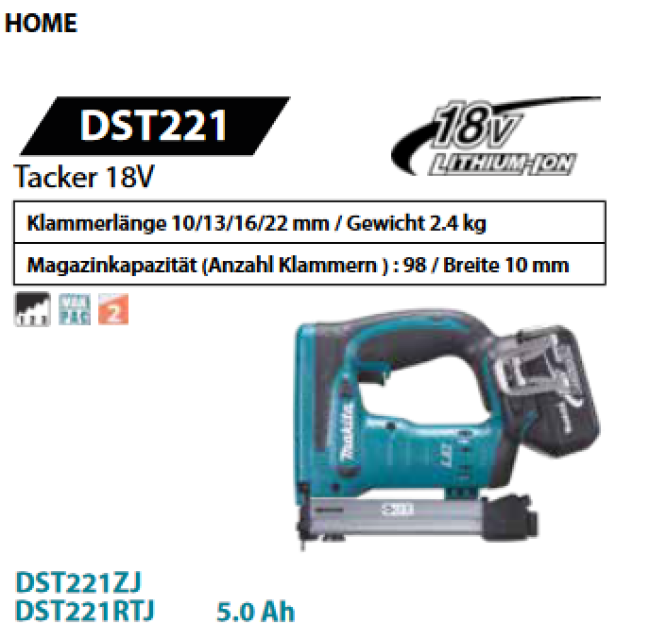 Preview: 39. Makita Nagler und Tacker